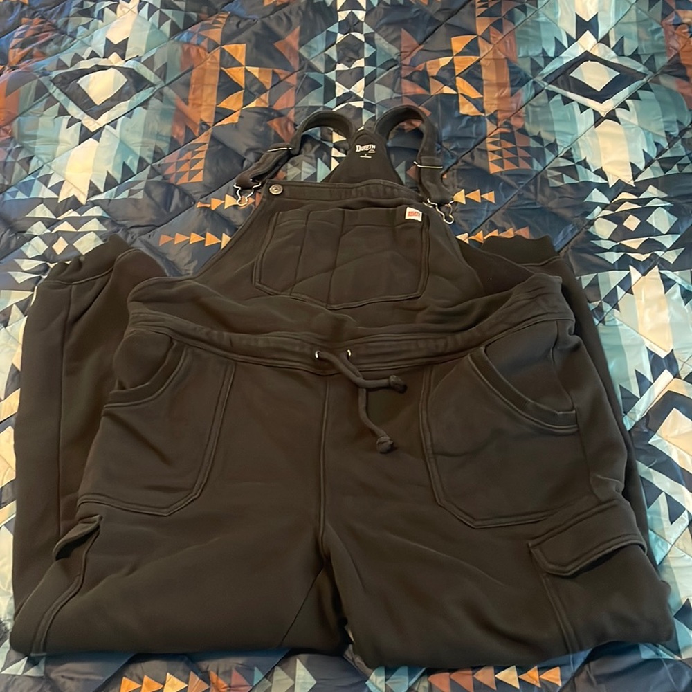 Duluth cargo sweatpant overalls Size L
